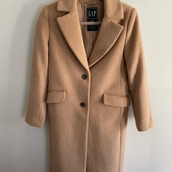 Gap Wool Blend Camel Coat XS-Petite - Picture 2 of 8